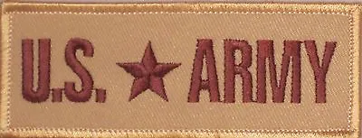 U.s. Army Military Veteran Embroidered Motorcycle Iron On Patch L-8 • $5.24