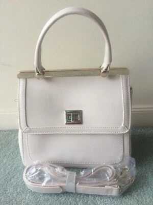 $75 • Buy FOREVER NEW Winter Nude Turnlock Bag BNWOT