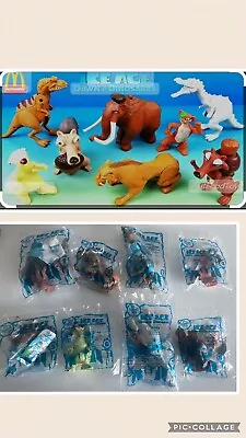 Ice Age Dawn Of The Dinosaurs COMPLETE Set Of 8 Figures McDonald's 2009 - NEW! • $89.99