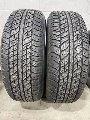 2x P265/70R17 Dunlop Grandtrek AT 20 8/32 Used Tires • $170