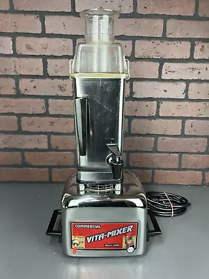 Vitamix Blender Vita Mixer Maxi 4000 Commercial 850 W Stainless 479044 Tested • $49.99