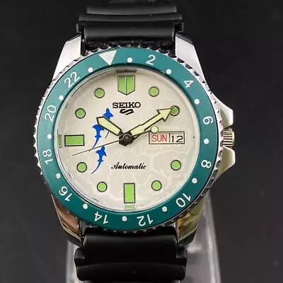 Overhauled Seiko Item 　Vintage Diver Watch Automatic Winding White Men'S • $574.95