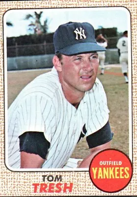 1968 Topps Tom Tresh New York Yankees #69 A674 • $1.50