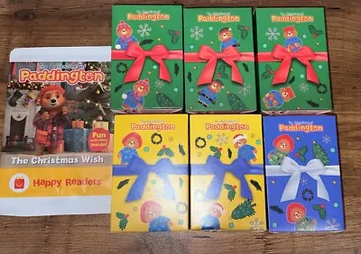 ✅✅ 6x Different McDonalds Paddington Bear Happy Toys Plus Book🚚 • £7.99