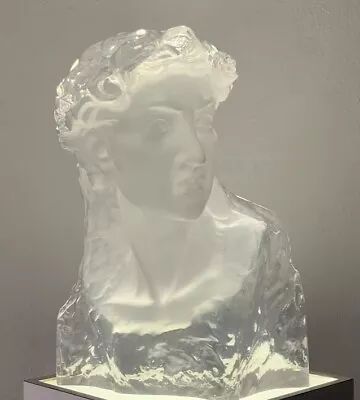 Lucite Bust Of David • $2499