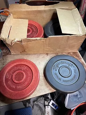 8 Vintage Sportcraft Durex Shuffleboard Discs NOS Unused • $40