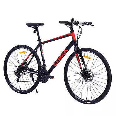 21 Speed Hybrid Bike Disc Brake 700C Road Bike Fits Men Women City Bicycle • $288.75
