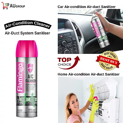 Car Air Conditioner Cleaner Anti Bacteria Aircon Deodoriser Refreshes 500ml • $21.50