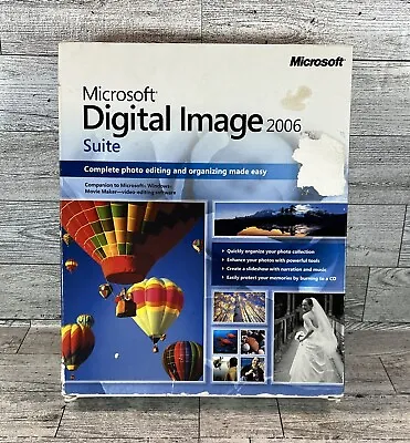 Authentic Microsoft Digital Image 2006 Suite (Windows XP 2000 ME 98) NOS NEW • $63.99