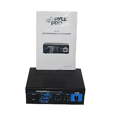 Pyle Pro PCA3 Mini 2X75W Home House Theater Stereo Power Amp Amplifier Receiver • $39.99