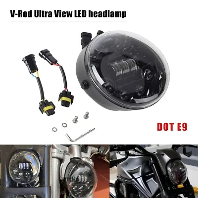 For Harley Night Rod VRSCD Street Rod V-Rod LED Headlamp Light W/DRL Hi/Lo Beam • $135.61