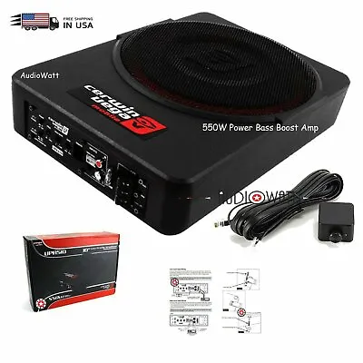 Cerwin-Vega VPAS10 550W 10  Slim Under Seat 2-ohm Subwoofer Powered MOSFET Amp • $199.99