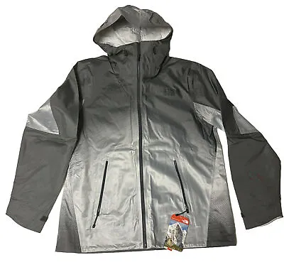 The North Face Mens Fusedorm Dot Matrix Gray Dot Rain Jacket Adult Sz Large $199 • $100