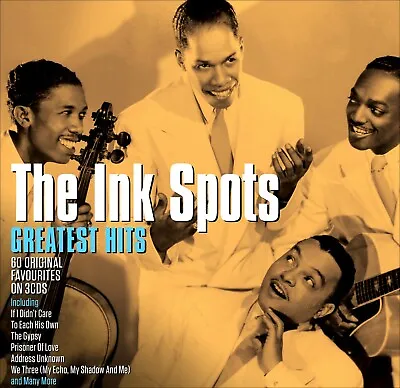 INK SPOTS  * 60 Greatest Hits * NEW 3-CD Box Set * All Original Recordings • $15.97