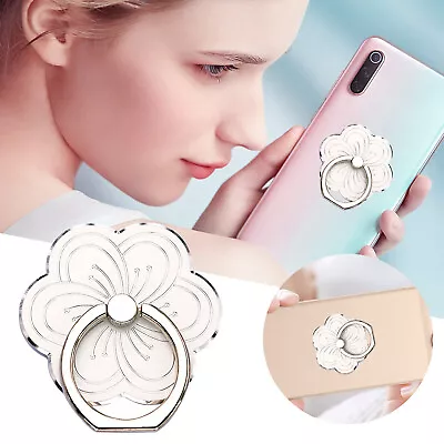 Cell Phone Ring Holder Flower Shape Phone Ring Holder Metal Finger Grip Finger • $5.41