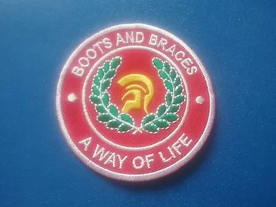 £4.40 • Buy Boots & Braces Patch Sew / Iron On Badge A Way Of Life Skinhead Ska