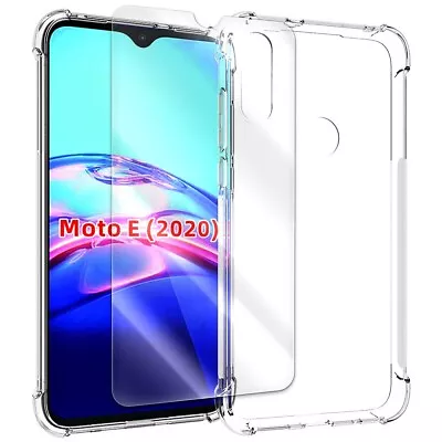 High-Sensitivity Screen Protector+TPU Case For Motorola Moto E7 2020 XT20522PP • $26.60