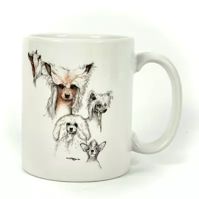 VTG 1995 Laura Rogers Inc. Pet Portrait Ceramic Coffee Mug Chinese Crested • $25