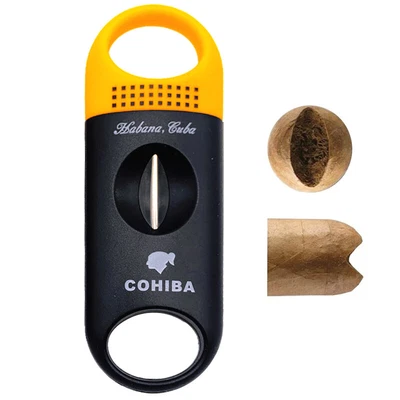 $6.29 • Buy Cigar Cutter Plastic V-Cut Stainless Steel Blade Guillotine Portable Cigars Cut