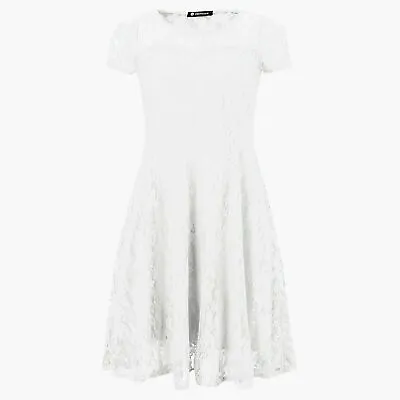 Women Lace Mini Dress Ladies Plus Size Summer Evening Party Cocktail Size 8 -22 • £12.99