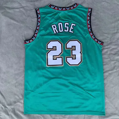 Blue Memphis Rose Basketball Jersey #23 Derrick Basketball Jersey Stitched • $22.99