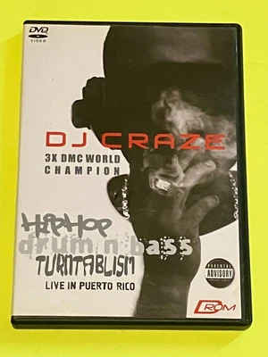 $9.85 • Buy Dj Craze Dmc World Champion Hip Hop Drum N Bass Live In Puerto Rico Dvd