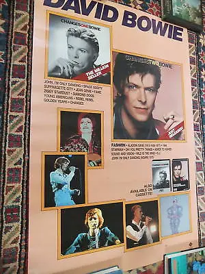 David Bowie Original   RCA  PROMO POSTER Changes Bowie Rare Promo • $83.01