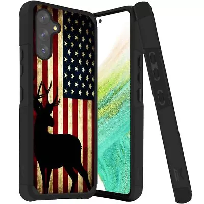 USA American Flag Impact Shockproof Dual-Layer Case For Samsung Galaxy A54 5G • $14.95