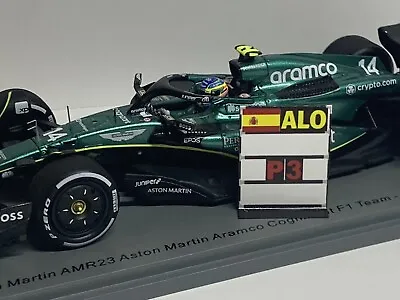 Pitboard 1:43 / 1:18 (Slate F1) / Fernando Alonso (Aston Martin) 2023 P3 • $5.95