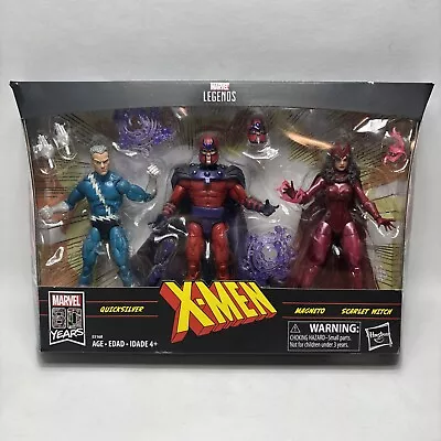 Family Matters 3 Pack Marvel Legends X-Men Magneto Quicksilver Scarlet Witch • $99.99