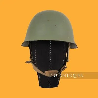 Yugoslavia Serbia Army M59 / M85 Metal Helmet Casque Modified Chinstrap • $70