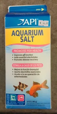  Aquarium Salt Sal Para Acuarios De Agua Dulce Caja De 33 Onzas • $9.99