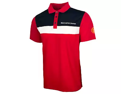Men's Manchester United Polo Shirt Licensed Manchester United Shirt • $15.95