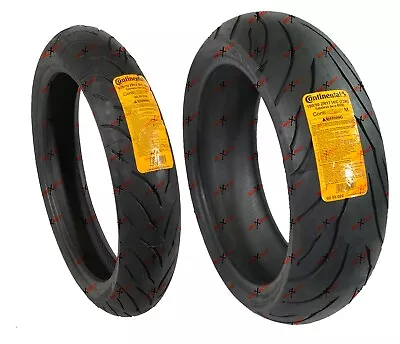 Continental Motorcycle Tire 190/50-17 120/70-17 Set Conti Motion Front Rear • $212
