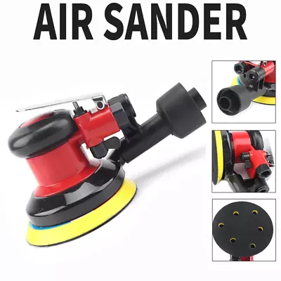 5'' Air Random Orbital Palm Sander Vacuum Pneumatic Tool Kit 125mm Car Polisher • $8.05