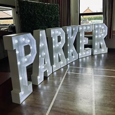 TO BUY! 4ft High Marquee Numbers And Letters Hand Made To Your Order • £145