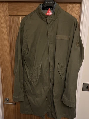 £59.99 • Buy Pretty Green Military OD Deansgate M51 Parka L - XL 46  / 48 