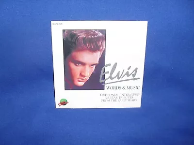 Elvis Presley Words & Music – Australian Cd Nm • $12