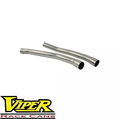 Viper Motorcycle Exhaust Connecting Link Pipes For Kawasaki ZZR1400 ABS 12-19 • £89.99