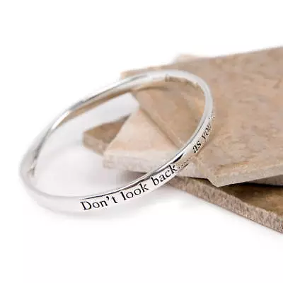 Message Bangle Look Back Imperfect Item-Small Bubble On Bangle  • £3.99