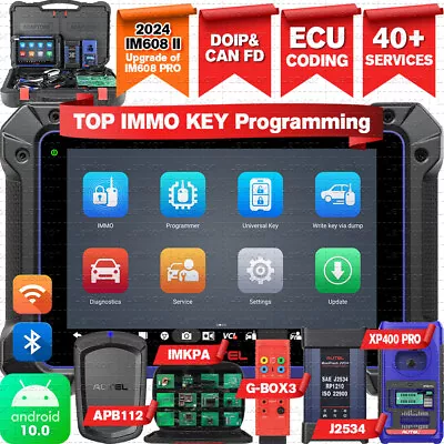 Autel MaxiIM IM608 II IM608S PRO II IMMO Key Programming Diagnostic Scanner 2024 • $3299