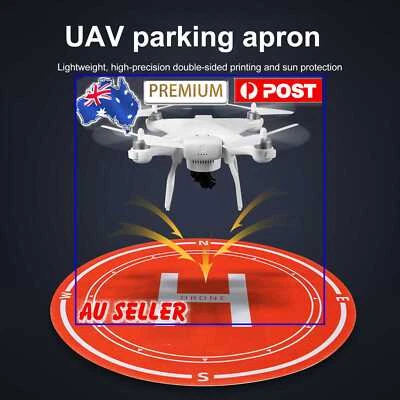 $9.30 • Buy 50cm Drone Landing Pad Foldable Felt UAV Coordinate Pads Waterproof UAV Supplies