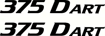 $20 • Buy  Quintrex 375 DART Fishing Boat Sticker Decal Marine Set Of 2