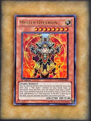 Yugioh Master Hyperion SDLS-EN001 Ultra Rare 1st Ed LP • $1.39