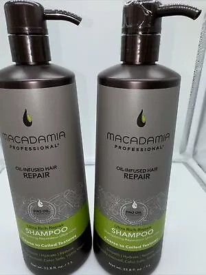 Macadamia Ultra Rich Repair Shampoo 33.8 Oz / 1L ***2 Pcs**** • $74.99