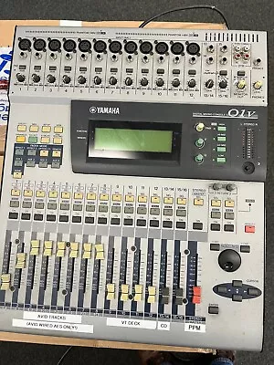 Yamaha 01v Digital Mixing Console With Aes Io Cables • £180