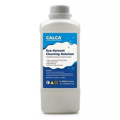 1L Compatible ECO Solvent Ink Cleaning Solution Suitable To All Eco Ink Printers • $27.98