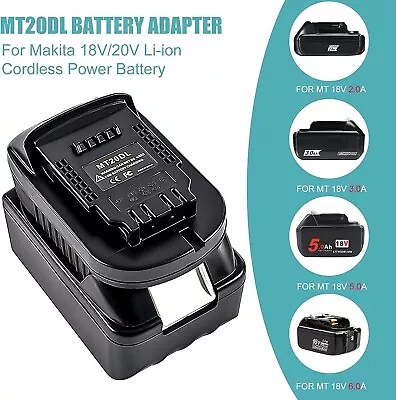 Battery Adapter Convert For Makita 18V Battery To For DeWalt 20V Lithium MT20DL • $9.99