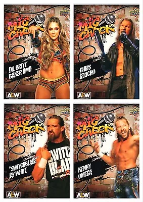 2023 Upper Deck AEW Mic Check (1:20) - PICK YOUR CARDS • $3.63