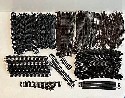 Lot Of 100 Scale Train Track Pieces Atlas Curve Straight Railroad Used • $45